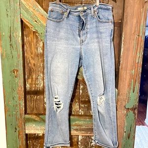 Levi’s Strauss Womens button fly wedgie Straight jeans